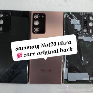 100% Care Original Back Panel For Samsung Note 20 Ultra With Camera Lens.