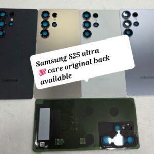 100% Care Original Back Panel For Samsung S25 Ultra With Camera Lens.