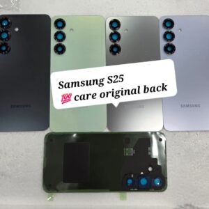 100% Care Original Back Panel For Samsung S25 With Camera Lens.