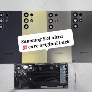 100% Care Original Back Panel For Samsung S24 Ultra With Camera Lens.