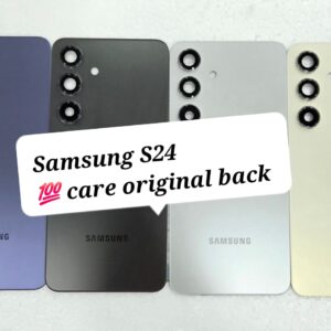 100% Care Original Back Panel For Samsung S24 With Camera Lens.