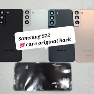100% Care Original Back Panel For Samsung S22 With Camera Lens.
