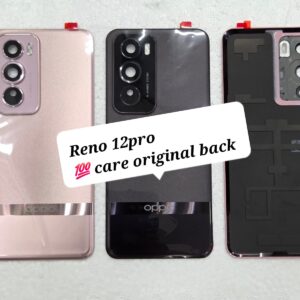 100% Care Original Back Panel For Oppo Reno 12 Pro With Camera Lens.