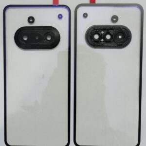 Back Glass Panel for Nothing Phone 3A Black with Camera Lens- Black