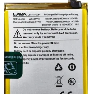 Original Lava Yuva 2 Pro (LZX408) Battery LBP14870084 – 5000mAh