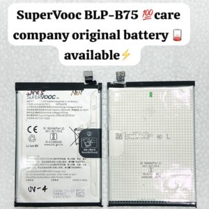 Premium Battery For Supervooc BLP-B75 For Realme 14 Pro 5G 6000mAh
