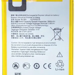 Premium Quality Battery For Lenovo A6 Note (BL303) 4000 mAh.
