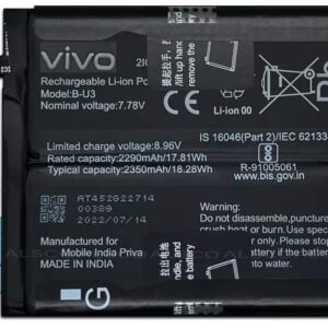 Premium Quality Battery For Vivo X80 Pro Battery B-U3 – 4700mAh