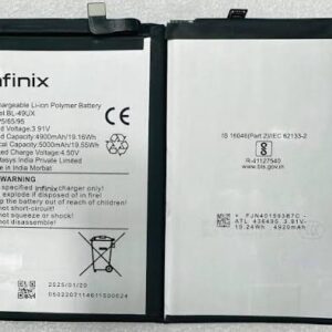 Original Infinix BL-49UX Battery For Infinix HOT 50 Pro Plus (HOT 50 Pro+) Mobile – 5000mAh