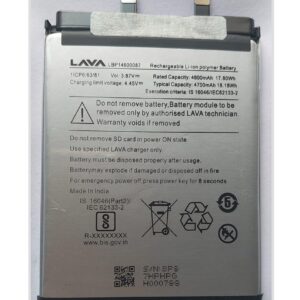 100% Original Brand New Lava Agni 2 5G Mobile LAVA LBP14600087 Battery 6 months warranty