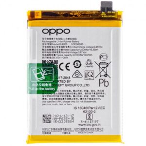 Premium Quality Battery For Oppo F19 Pro (BLP835) 4310mAh.