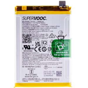Premium Quality Battery For Oppo Reno 7 (BLP907) 4500mAh.
