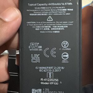 Original quality Google Pixel 6A (GX7AS / GB62Z / G1AZG) Battery GLU7G – 4410mAh