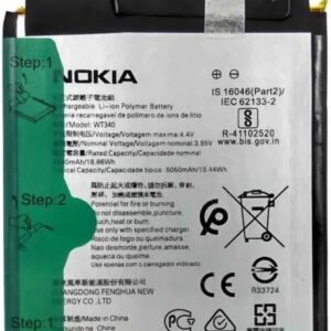 Original Nokia WT340 Battery For Nokia G20 5G (TA-1336, TA-1365) / Nokia G10 (TA-1334, TA-1338) Mobile – 5050mAh
