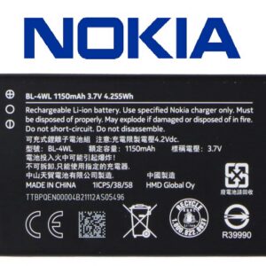 Original Cell Nokia 215 4G / 225 4G / 220 / 230 / 3310 (2017) / 5310 (2020) Battery BL-4WL – 1150mAh