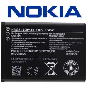 Original Nokia HE402 Battery For Nokia 5710 XpressAudio / 2760 Flip / 2780 Flip Mobile – 1450mAh