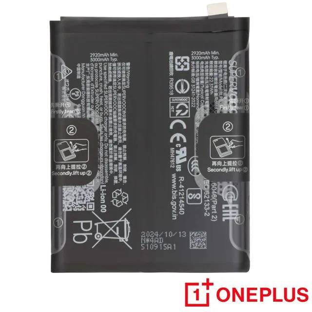 Premium Quality Battery For OnePlus 13 (CPH2655, CPH2653, PJZ110, CPH2649) BLPB09 – 6000mAh