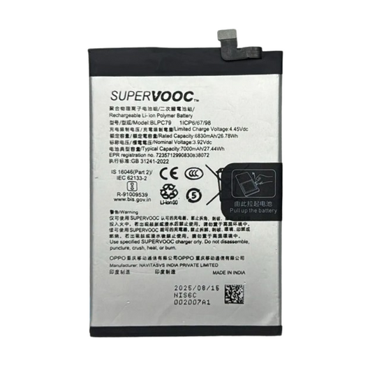 Premium Quality Battery For Realme 15 5G (BLPC79) 7000mAh.