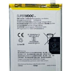 Premium Quality Battery For Realme 15x 5G (RMX5250) BLPD25 – 7000mAh.