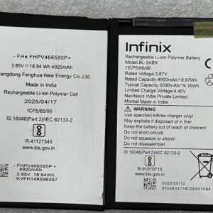 100% Original Brand New Infinix BL-5ABX 5000mAh Battery for Infinix Hot 50i Mobile 6 months warranty